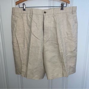 Turnbury European Men’s Linen Shorts